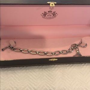 Juicy Couture silver charm bracelet